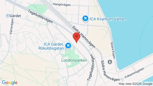Rooms for rent i Gärdet/Djurgården - kort over placeringen