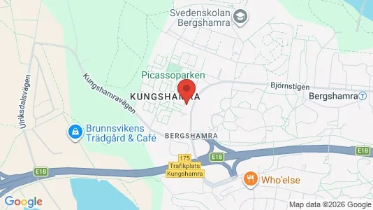 Rooms for rent i Solna - kort over placeringen