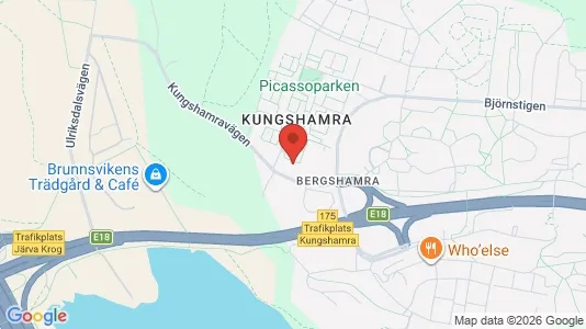 Rooms for rent i Solna - kort over placeringen