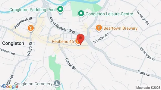 Apartments for rent i Congleton - Cheshire - kort over placeringen