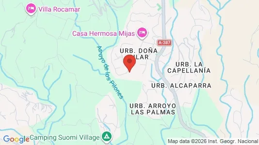 Apartments for rent i Mijas - kort over placeringen