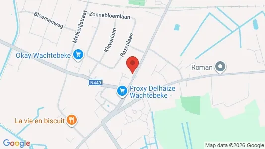 Apartments for rent i Wachtebeke - kort over placeringen
