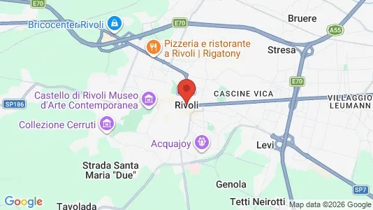 Apartments for rent i Rivoli - kort over placeringen