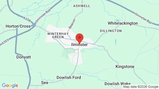 Houses for rent i Ilminster - Somerset - kort over placeringen