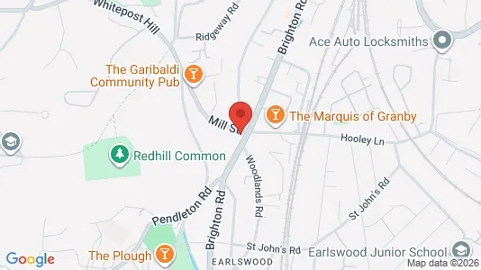 Apartments for rent i Redhill - Surrey - kort over placeringen