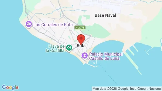 Apartments for rent i Rota - kort over placeringen