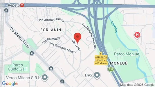 Apartments for rent i Milano Zona 1 - Centro storico - kort over placeringen