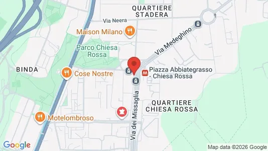 Apartments for rent i Milano Zona 5 - Vigentino, Chiaravalle, Gratosoglio - kort over placeringen