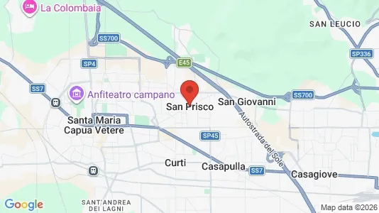 Apartments for rent i San Prisco - kort over placeringen