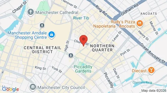 Apartments for rent i Manchester - Lancashire - kort over placeringen