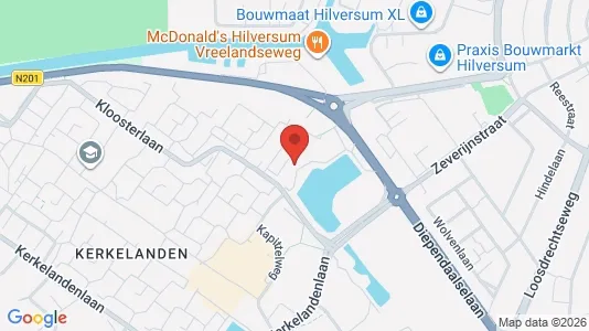 Apartments for rent i Hilversum - kort over placeringen