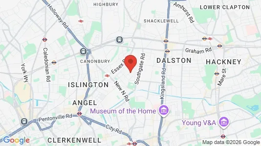 Apartments for rent i London N1 - kort over placeringen