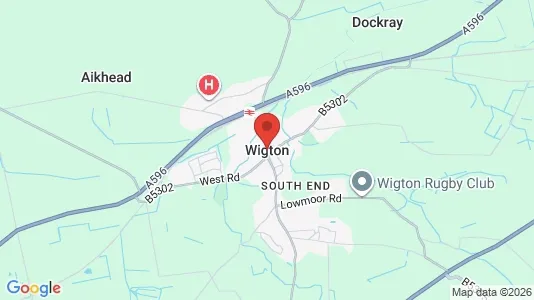 Houses for rent i Wigton - Cumbria - kort over placeringen
