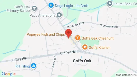 Apartments for rent i Waltham Cross - Hertfordshire - kort over placeringen
