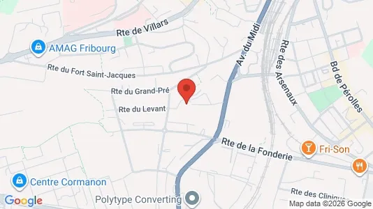 Apartments for rent i Saane - kort over placeringen