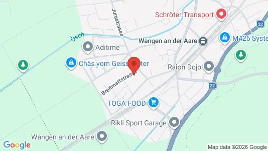 Apartments for rent i Oberaargau - kort over placeringen