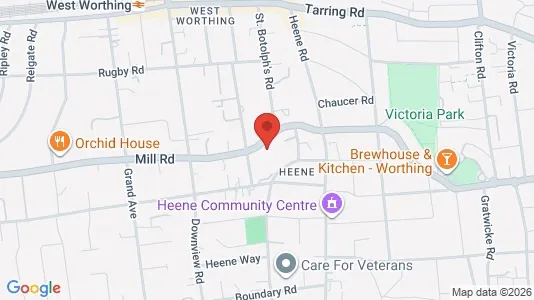 Apartments for rent i Worthing - West Sussex - kort over placeringen