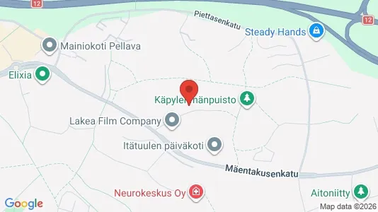 Apartments for rent i Tampere Koillinen - kort over placeringen