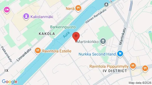 Apartments for rent i Turku - kort over placeringen