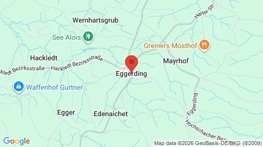 Apartments for rent i Eggerding - kort over placeringen