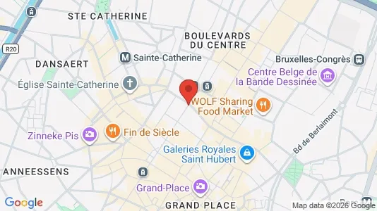 Apartments for rent i Stad Brussel - kort over placeringen