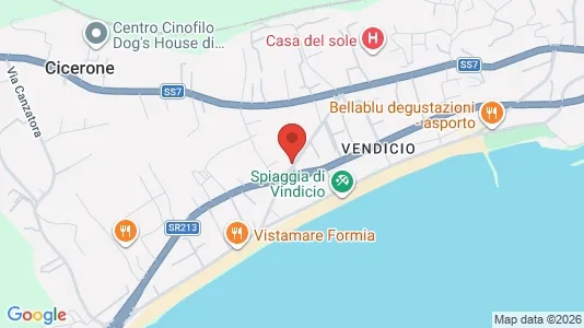 Apartments for rent i Formia - kort over placeringen