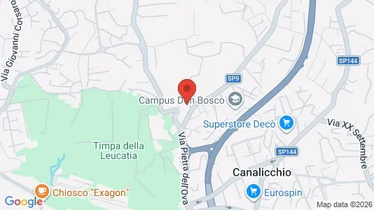 Apartments for rent i Catania - kort over placeringen