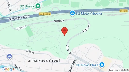 Apartments for rent i Prague 4 - kort over placeringen