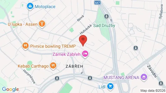 Apartments for rent i Ostrava-město - kort over placeringen