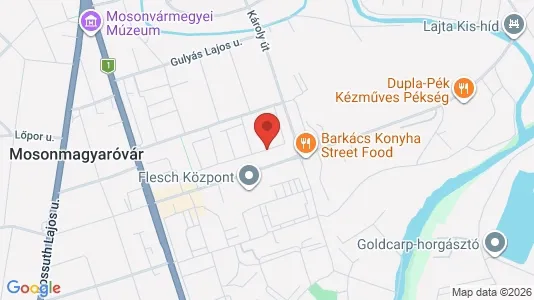 Apartments for rent i Mosonmagyaróvári - kort over placeringen