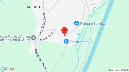 Apartments for rent i Pont-à-Celles - kort over placeringen