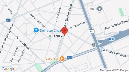Apartments for rent i Brussels Schaarbeek - kort over placeringen