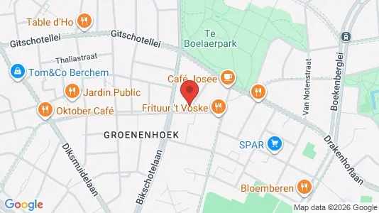 Apartments for rent i Antwerp Borgerhout - kort over placeringen