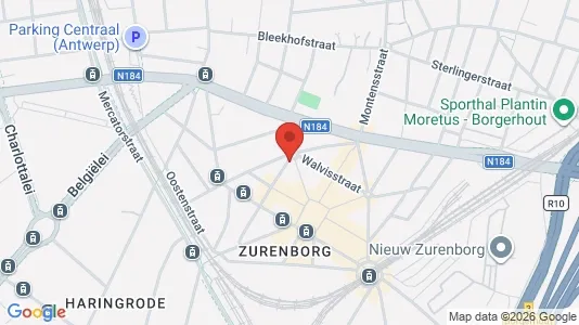 Apartments for rent i Stad Antwerp - kort over placeringen