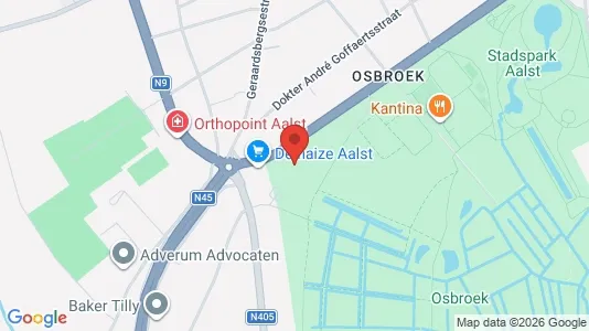 Apartments for rent i Aalst - kort over placeringen