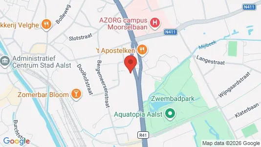 Apartments for rent i Aalst - kort over placeringen
