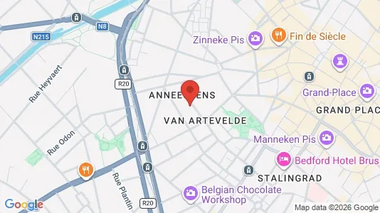 Apartments for rent i Stad Brussel - kort over placeringen