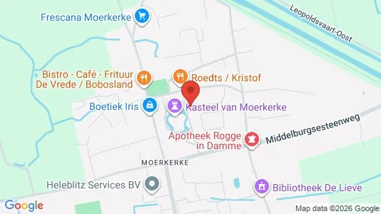 Apartments for rent i Damme - kort over placeringen