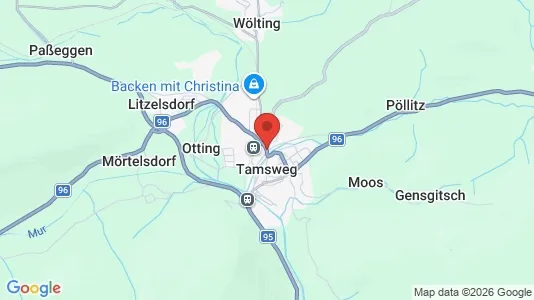Apartments for rent i Tamsweg - kort over placeringen