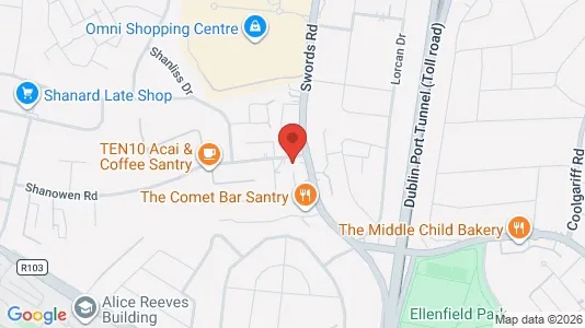 Apartments for rent i Dublin 9 - kort over placeringen