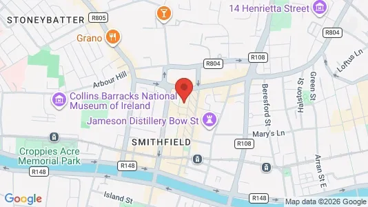 Apartments for rent i Dublin 7 - kort over placeringen
