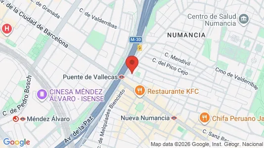 Apartments for rent i Madrid Centro - kort over placeringen