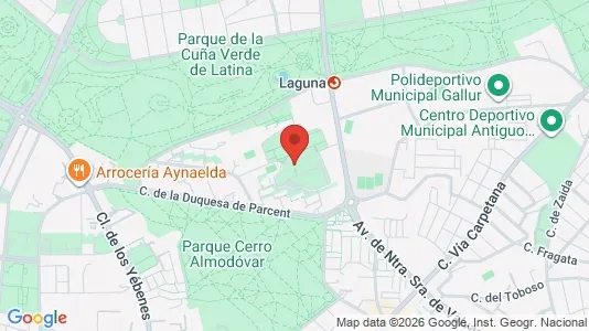Apartments for rent i Madrid Latina - kort over placeringen