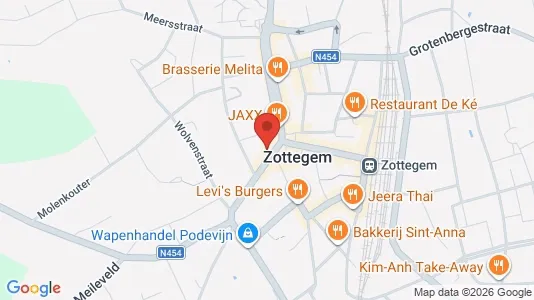 Apartments for rent i Zottegem - kort over placeringen