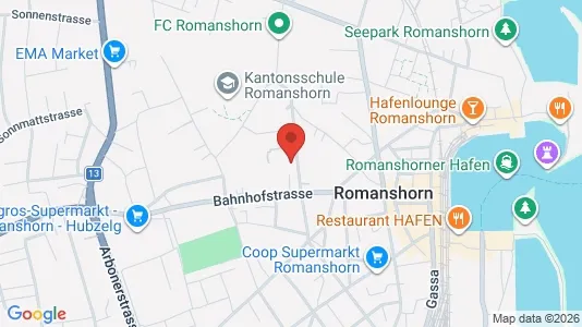 Apartments for rent i Arbon - kort over placeringen