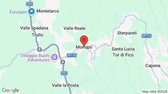 Apartments for rent i Morlupo - kort over placeringen