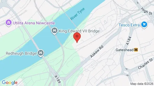 Apartments for rent i Gateshead - Tyne and Wear - kort over placeringen