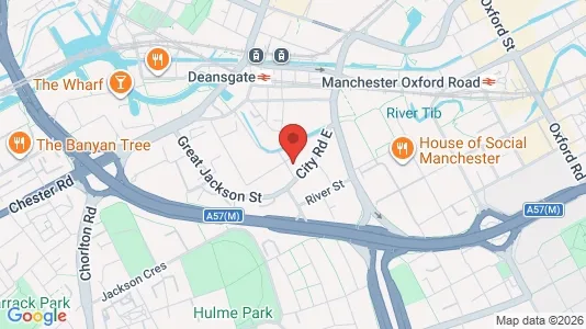Apartments for rent i Manchester - Lancashire - kort over placeringen