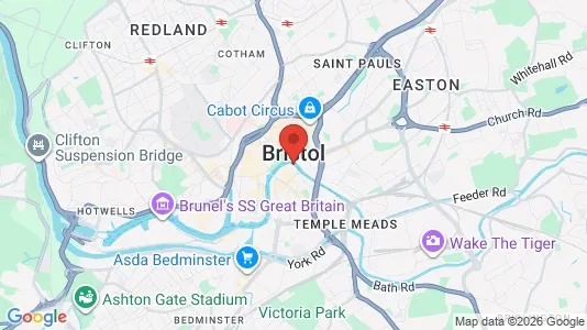 Rooms for rent i Bristol - Avon - kort over placeringen