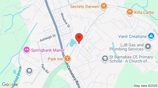 Apartments for rent i Darwen - Lancashire - kort over placeringen